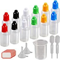 12 X 30ml cuentagotas del frasco de KAKOO plástico de la dosificación de tuna de la botella transparente y para llenar…